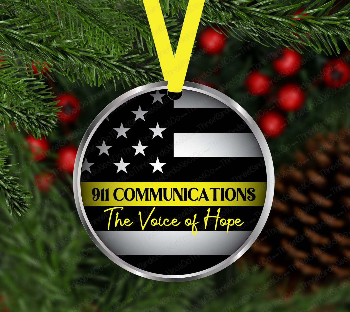 Police 911 Dispatcher First Responder Ornament ORN 135