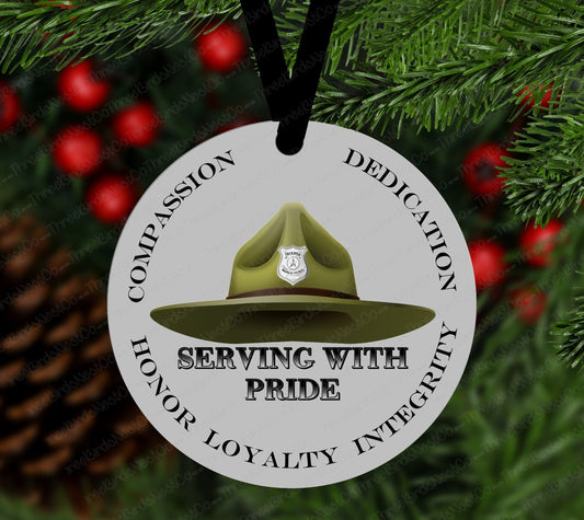 State Police Trooper First Responder Ornament ORN136