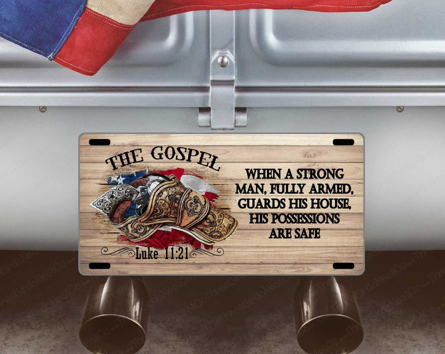 2nd Amendment Pro Gun License Plate