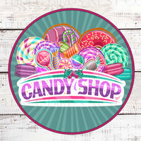 From Stash to Cash Challenge- Christmas Candy Shop Sign