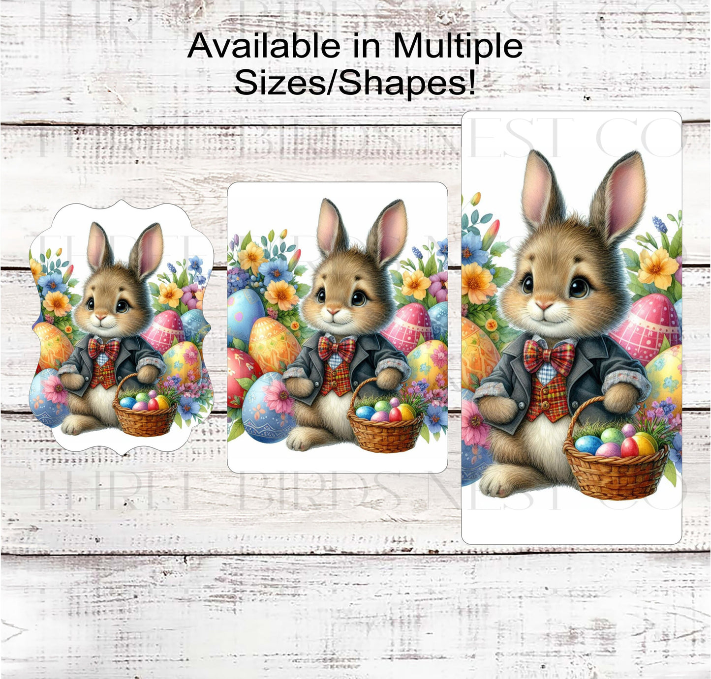 Easter Bunny Wreath Sign - Easter Eggs