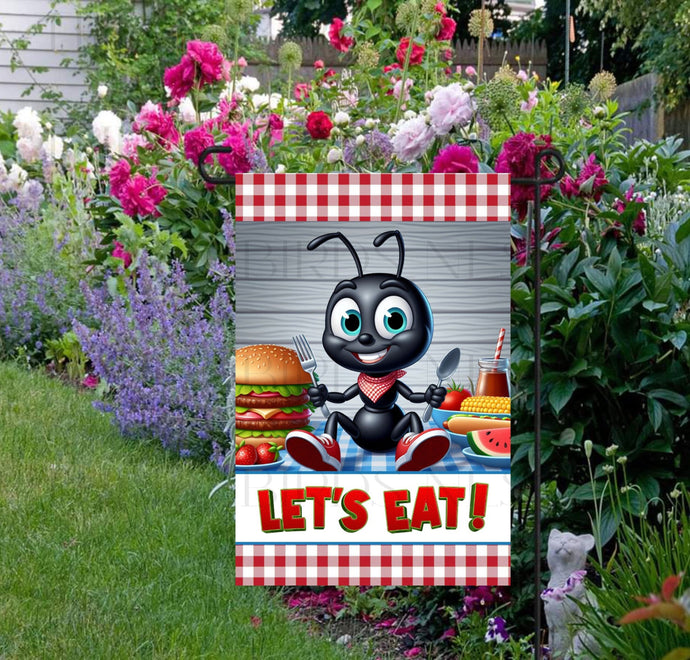 An adorable Ant ready for a picnic