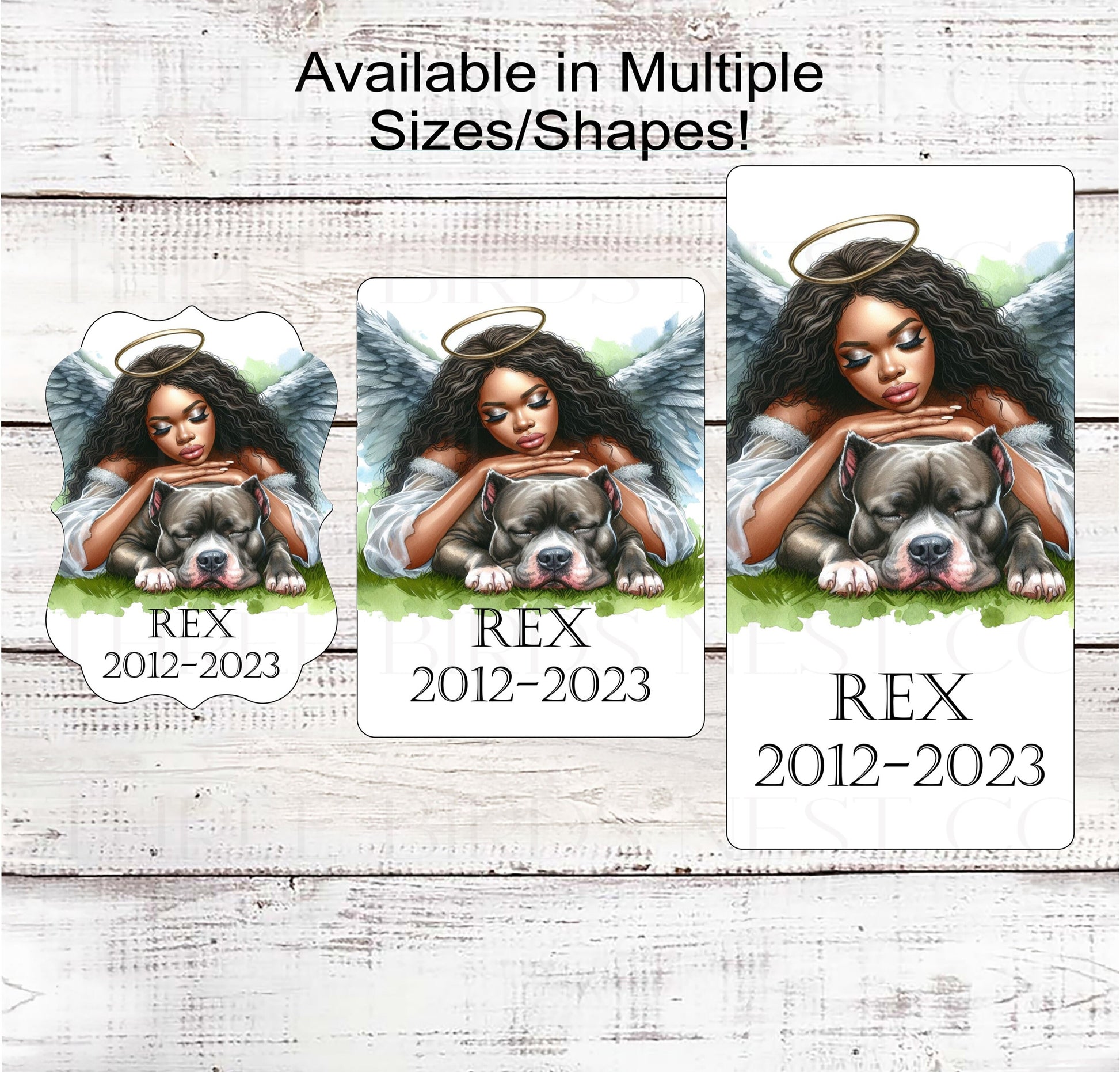 Dog Wreath Signs - Pet Memorial Sign - Angel Sign - Dog Remembrance