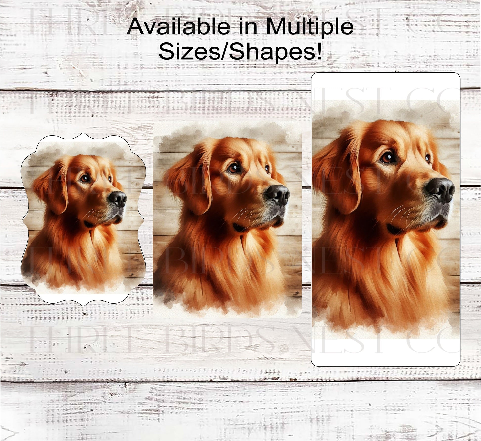 Golden Retriever Dog Wreath Sign - Everyday Wreath Sign - Dog Lover - Pet Signs