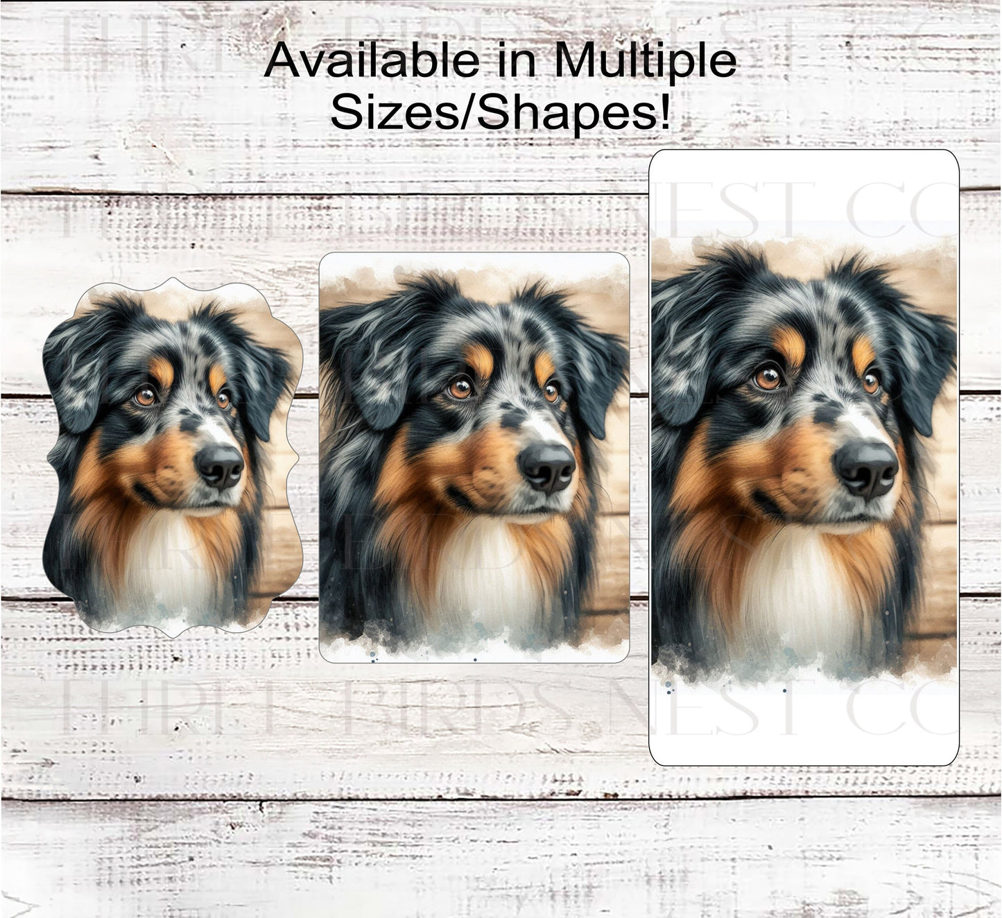 Australian Shepherd Dog Wreath Sign - Everyday Wreath Sign - Dog Lover - Pet Signs