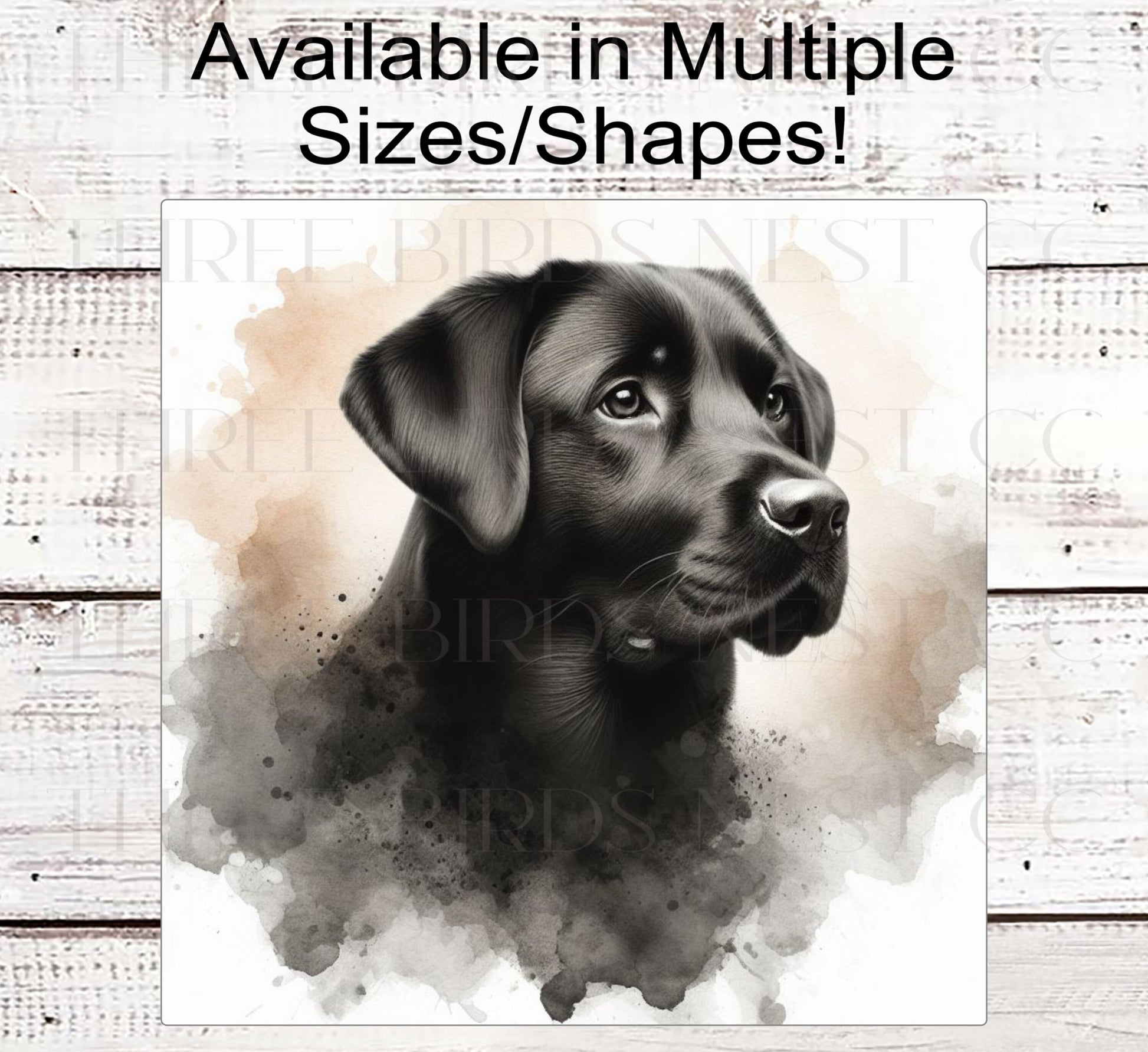 Labrador Retriever Dog Wreath Sign - Black Lab - Everyday Wreath Sign - Dog Lover - Pet Signs