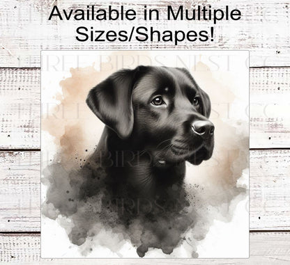 Labrador Retriever Dog Wreath Sign - Black Lab - Everyday Wreath Sign - Dog Lover - Pet Signs