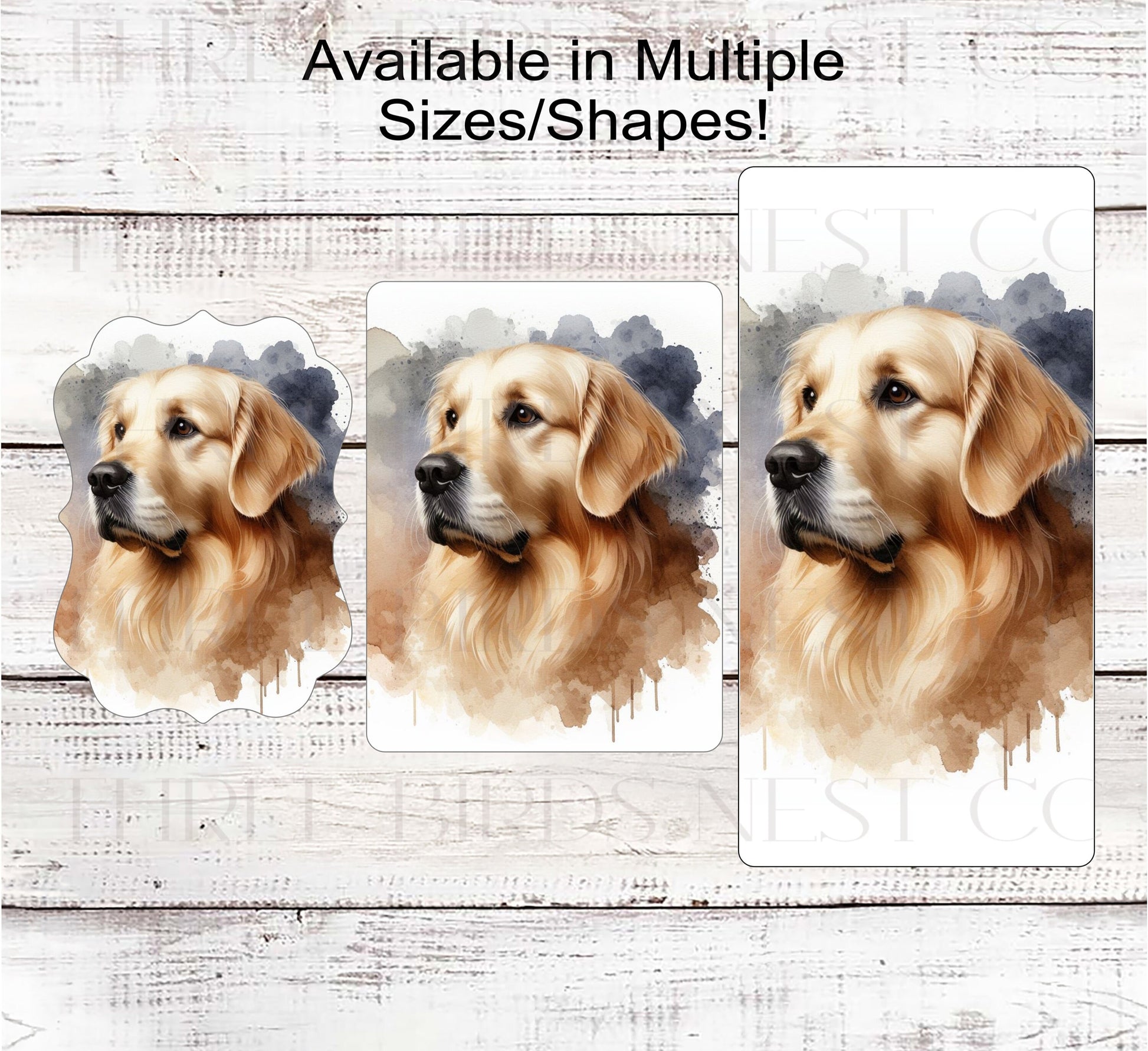Golden Retriever Dog Wreath Sign - Everyday Wreath Sign - Dog Lover - Pet Signs