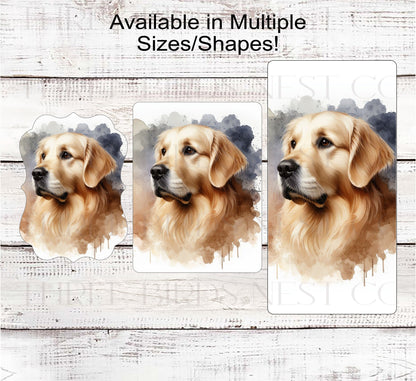 Golden Retriever Dog Wreath Sign - Everyday Wreath Sign - Dog Lover - Pet Signs