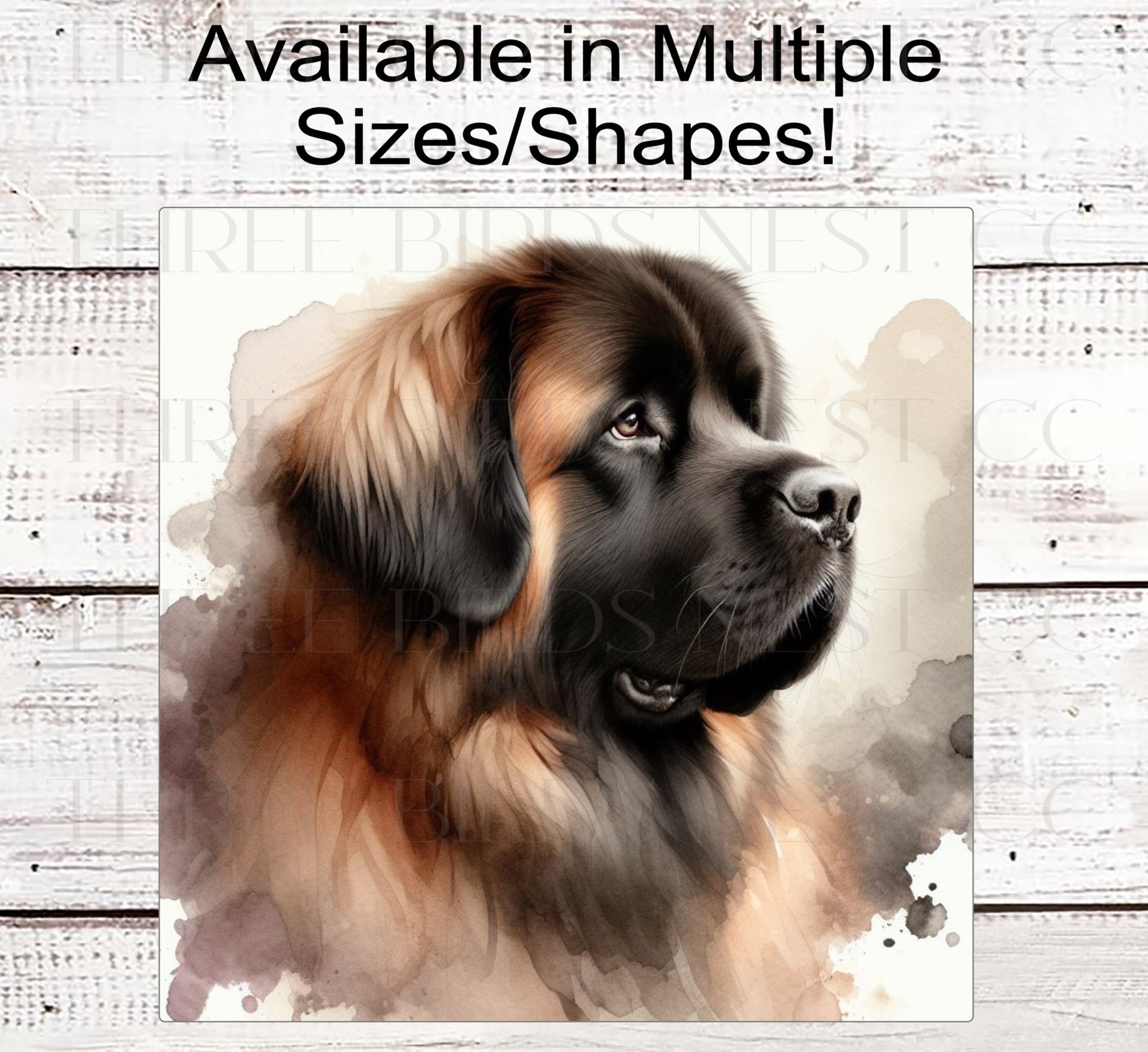 Leonberger Dog Wreath Sign - Everyday Wreath Sign - Dog Lover - Pet Signs