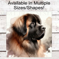 Leonberger Dog Wreath Sign - Everyday Wreath Sign - Dog Lover - Pet Signs