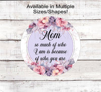 
              A beautiful Mothers Day Wreath Sign that will be the perfect gift for Mom.
            