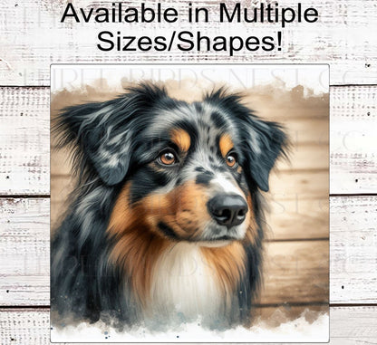 Australian Shepherd Dog Wreath Sign - Everyday Wreath Sign - Dog Lover - Pet Signs