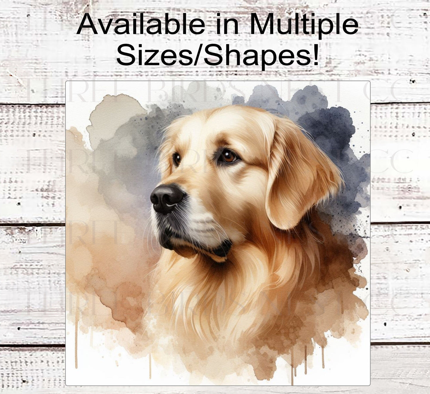 Golden Retriever Dog Wreath Sign - Everyday Wreath Sign - Dog Lover - Pet Signs