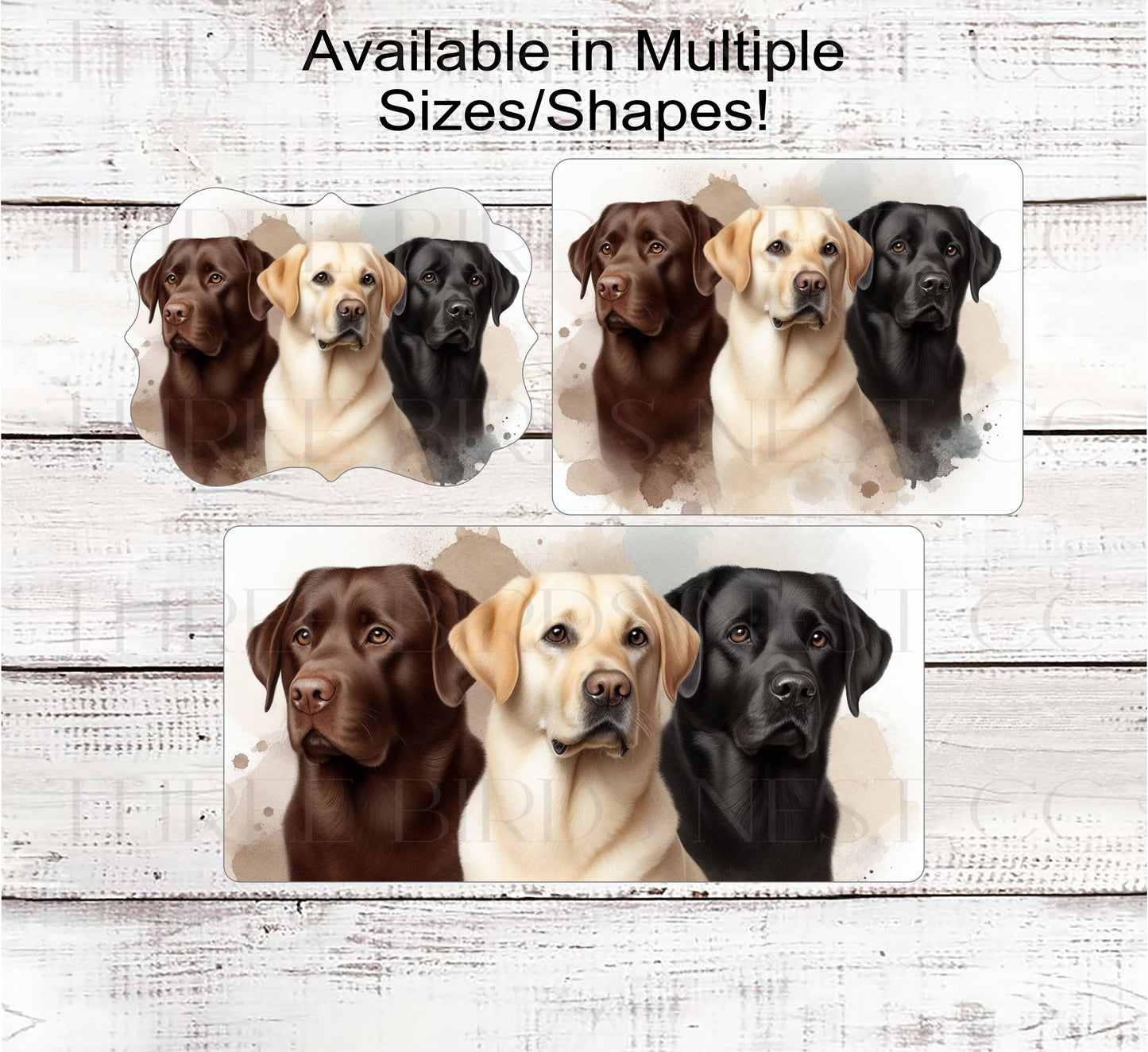 Laabrador Retriever Dogs Wreath Sign - Everyday Wreath Sign - Dog Lover - Pet Signs