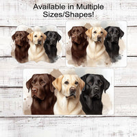 Laabrador Retriever Dogs Wreath Sign - Everyday Wreath Sign - Dog Lover - Pet Signs