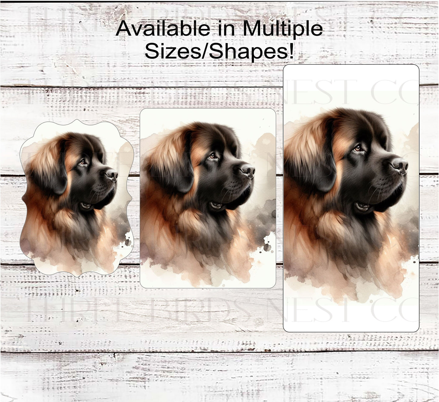 Leonberger Dog Wreath Sign - Everyday Wreath Sign - Dog Lover - Pet Signs