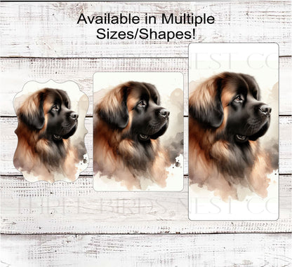 Leonberger Dog Wreath Sign - Everyday Wreath Sign - Dog Lover - Pet Signs