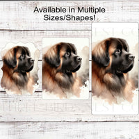 Leonberger Dog Wreath Sign - Everyday Wreath Sign - Dog Lover - Pet Signs