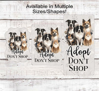 
              Adopt Dont Shop - Rescue Pet - Dog Wreath Sign - Wiggle Butts - Who Rescued Who - Cat Wreath Sign
            