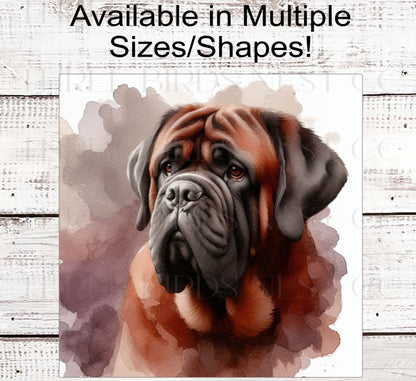 Mastiff Dog Wreath Sign - Everyday Wreath Sign - Dog Lover - Pet Signs