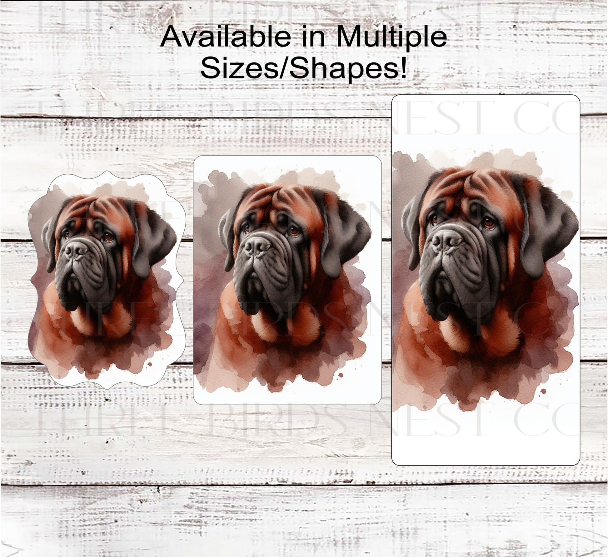 Mastiff Dog Wreath Sign - Everyday Wreath Sign - Dog Lover - Pet Signs