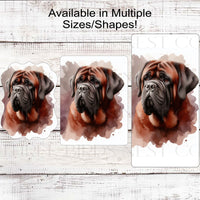 Mastiff Dog Wreath Sign - Everyday Wreath Sign - Dog Lover - Pet Signs