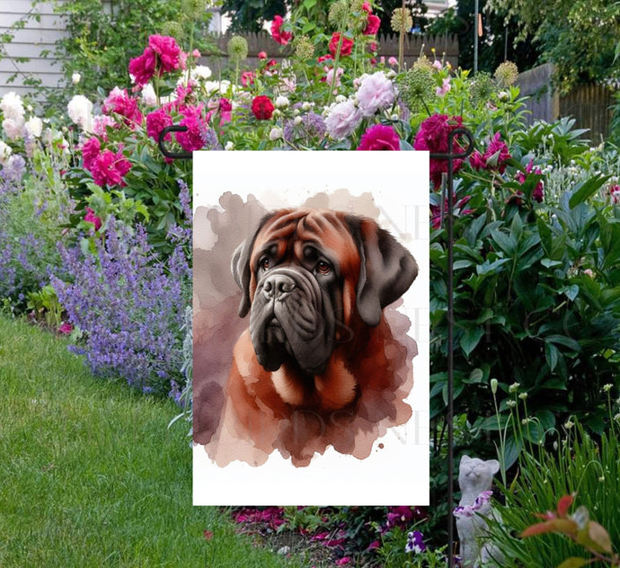 Mastiff Double Sided Garden Flag - Everyday Garden Flag - Mastiff Lover - Dog Garden Flag