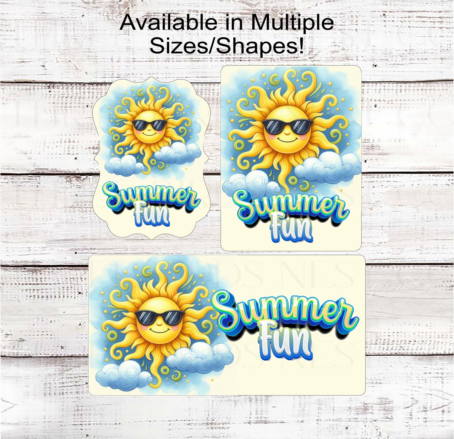Summer Wreath Sign - Tropical Wreath Sign - Beach Wreath Sign - Welcome Wreath Sign - Flip Flops Sign - Beach Welcome Sign