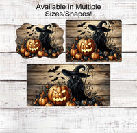 
              Halloween Witch Wreath Sign - Rustic Halloween - Spooky Decor - If the Shoe Fits
            