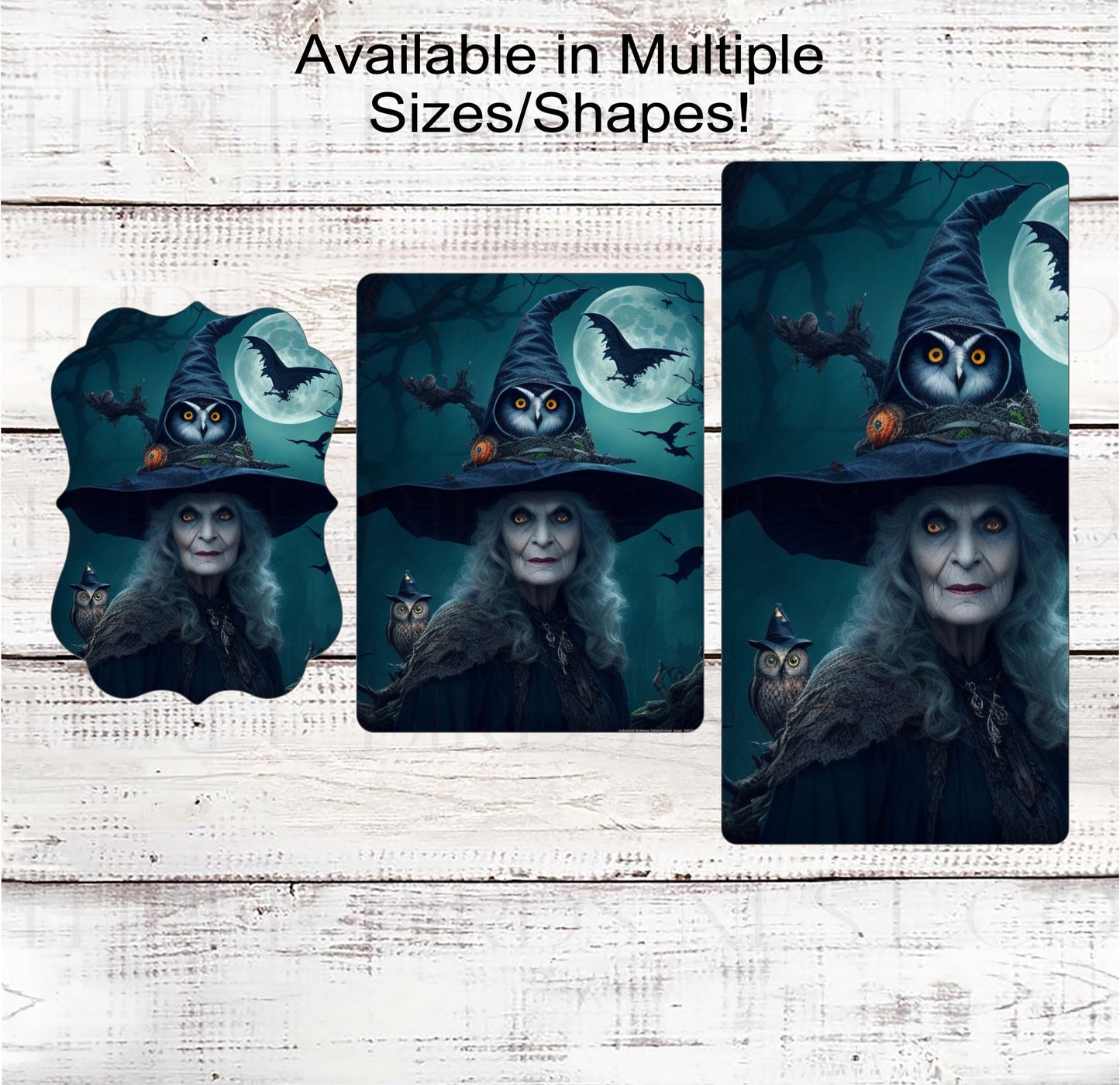 Halloween Witch Wreath Sign - Owl Decor - If the Shoe Fits - Spooky Halloween Decor - Haunted Forest