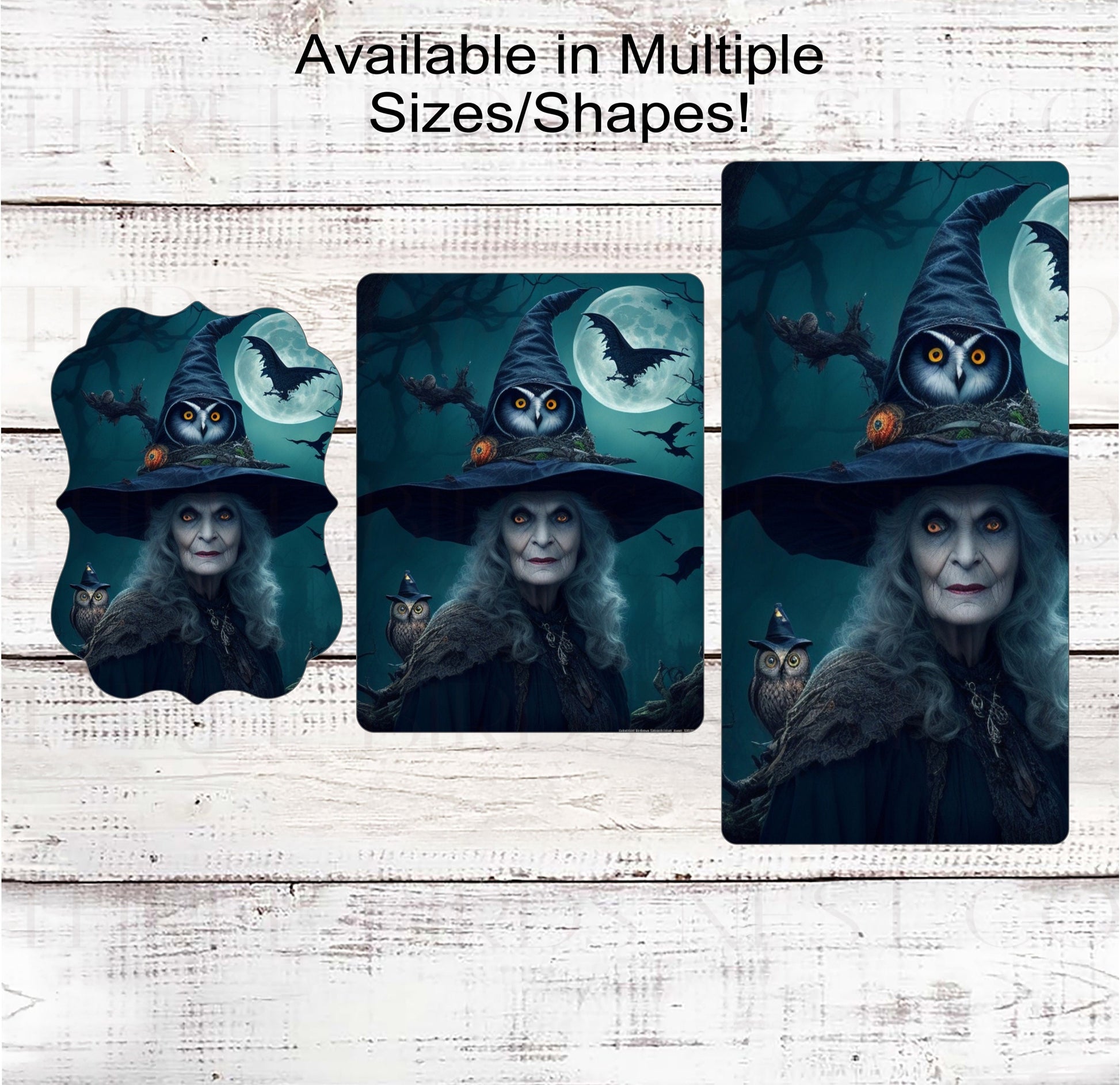 Halloween Witch Wreath Sign - Owl Decor - If the Shoe Fits - Spooky Halloween Decor - Haunted Forest