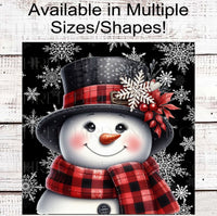 
              Snowman Sign - Snowman Welcome Sign - Welcome Wreath Sign - Snowflakes Sign - Winter Welcome Sign - Welcome Wreath Signs
            