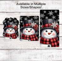 
              Snowman Sign - Snowman Welcome Sign - Welcome Wreath Sign - Snowflakes Sign - Winter Welcome Sign - Welcome Wreath Signs
            