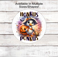 
              A HONKUS PONKUS Halloween Witch Goose
            