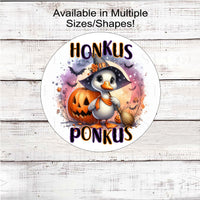 A HONKUS PONKUS Halloween Witch Goose