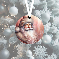 
              A beautiful Rose Gold Santa Claus Ornament
            