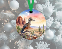 
              A beautiful multi-colored image of a Road Runner with a cactus background
            