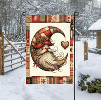 
              Santa Claus in a patchwork quilt design
            