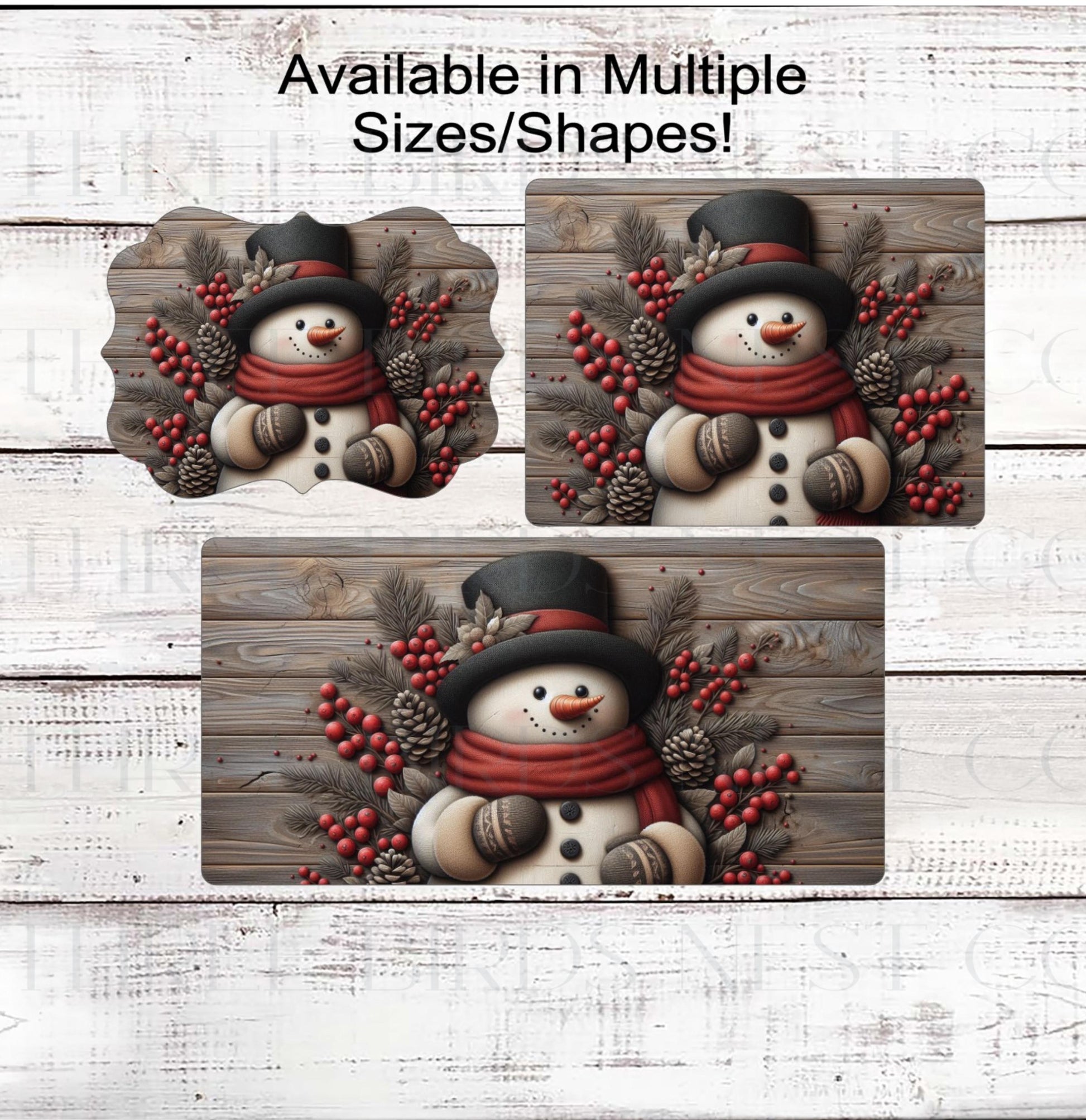 Snowman Lover - Rustic Farmhouse Decor - Christmas Wreath Signs - Winter Welcome Sign