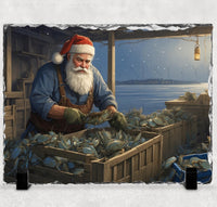 
              Santa Claus is a Waterman with his load of Blue Crabs
            