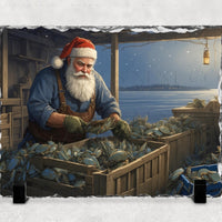 Santa Claus is a Waterman with his load of Blue Crabs