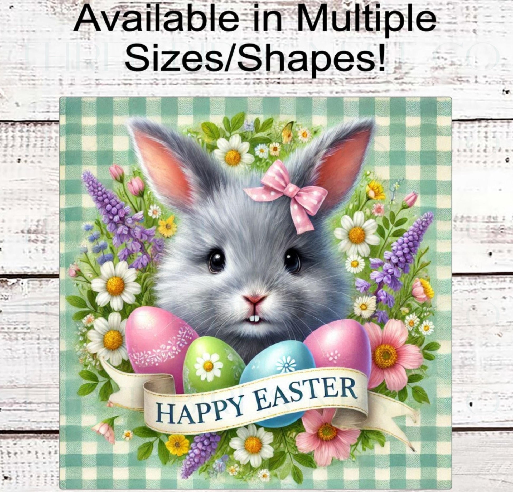Welcome to Our Carrot Patch Easter Bunny Wreath Sign