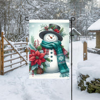 
              This adorable Snowman Garden Flag will be perfect to welcome your Winter guests
            