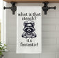 What is That Stench - Funny Kitchen Dish Towel - Smelly Feet - Gifts for Mom