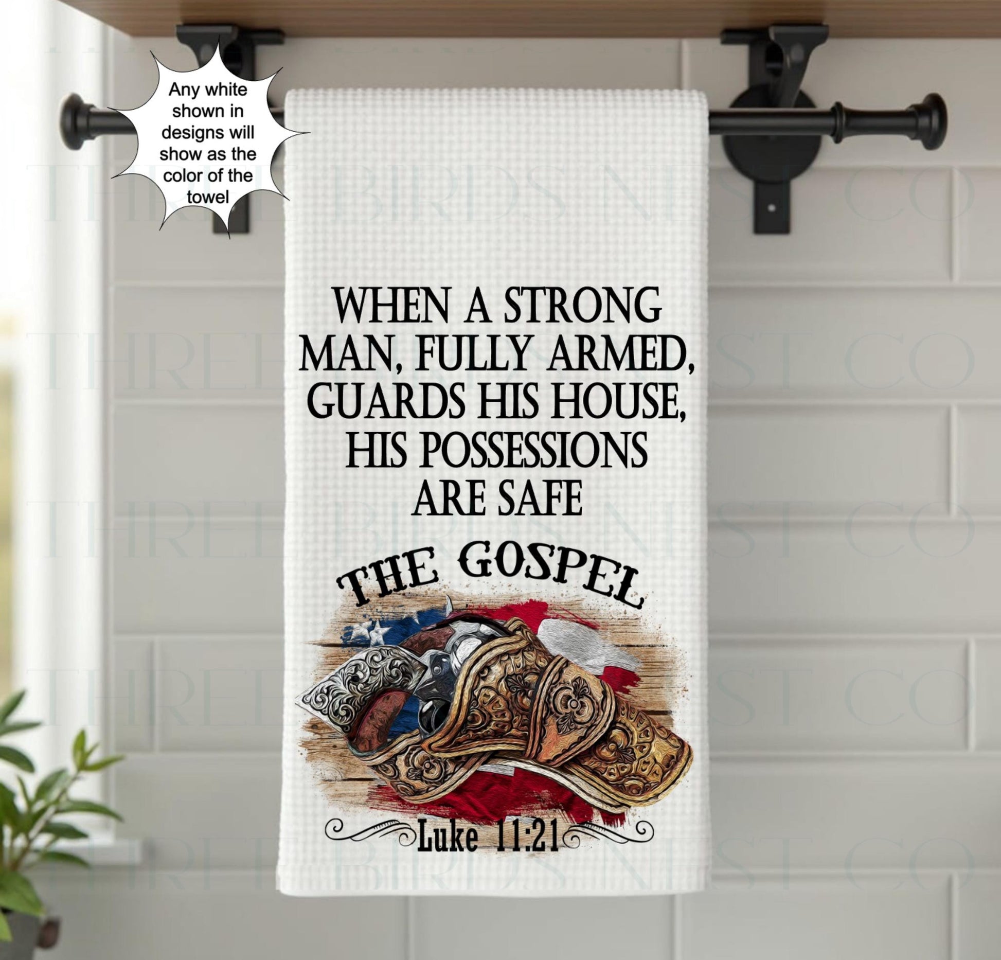 This is the perfect towel for the Gun Lover, Man Cave