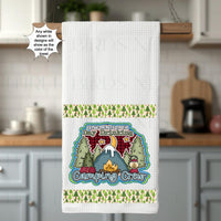 Proud Member of the Day Drinking Camping Crew Dish Towel