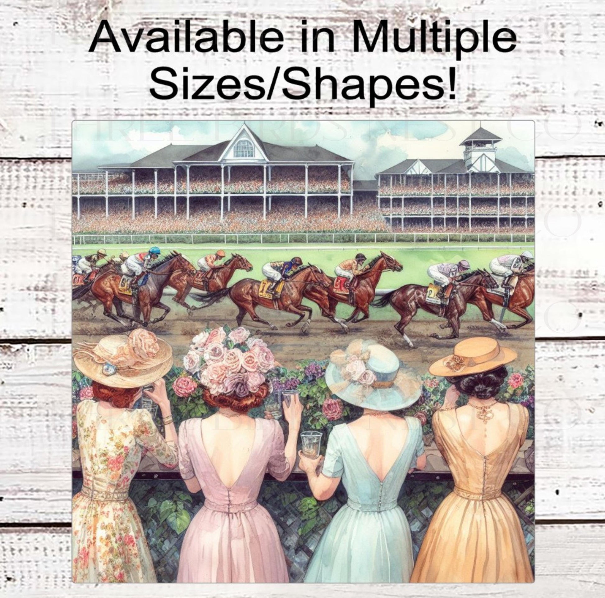 Vintage Kentucky Derby Sign, Thoroughbred Horse Racing, Mint Julep, Go Baby Go