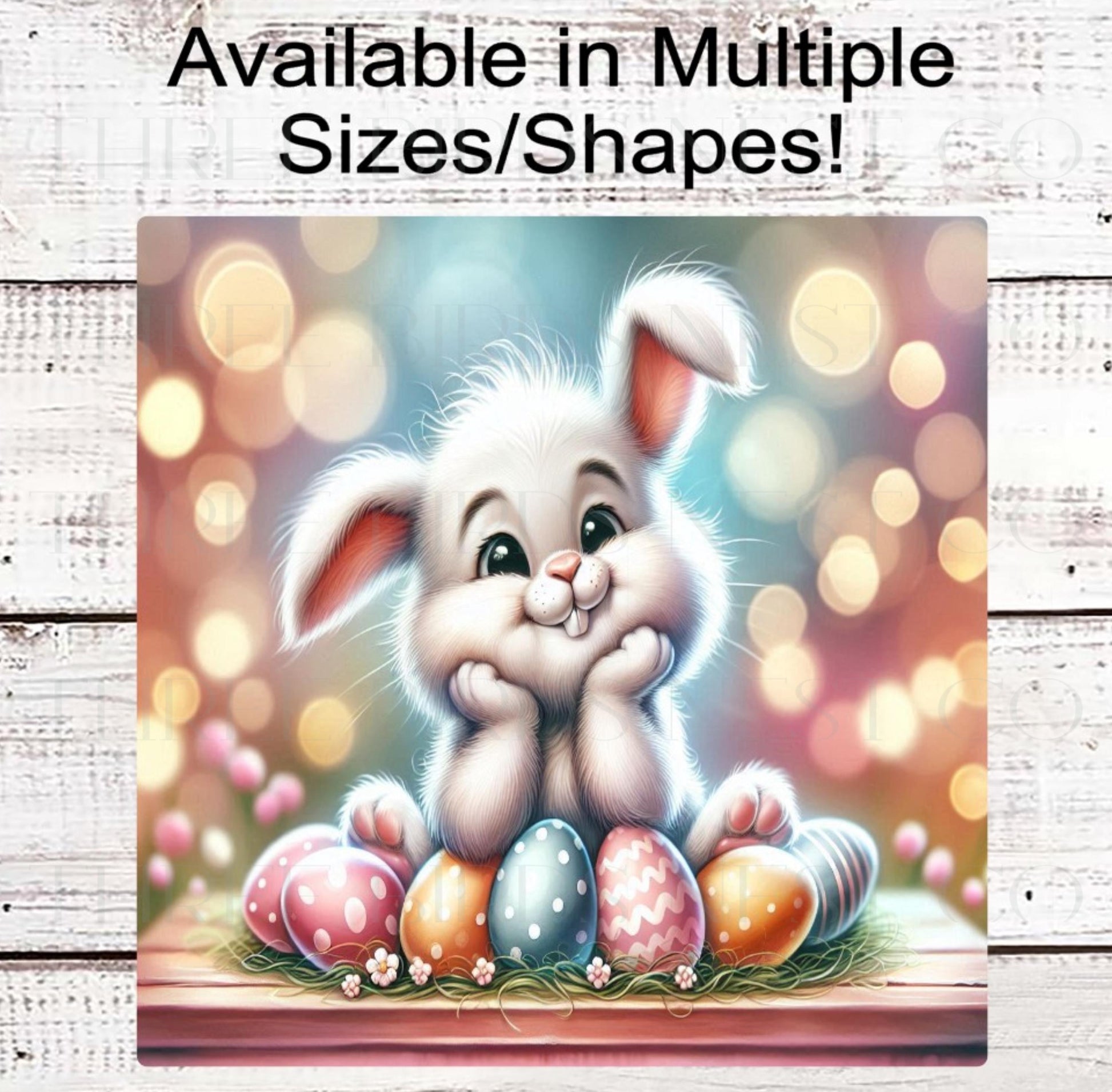 Easter Wreath Sign, Easter Bunny, Easter Eggs, Pastel Easter