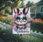 An adorable Easter Bunny is ready to help you elevate your Easter decor